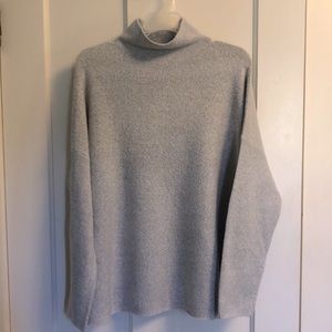 NWT!! Dove gray super soft mock turtle neck sweater by French Connection.